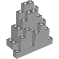 Lego skála 3x8x7, světle modro šedá (4216307, 6052991)